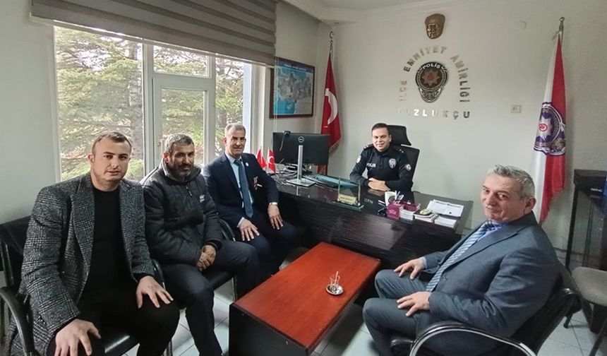 Tuzlukçu’da Emniyet ve Jandarmaya Anlamlı Ziyaret