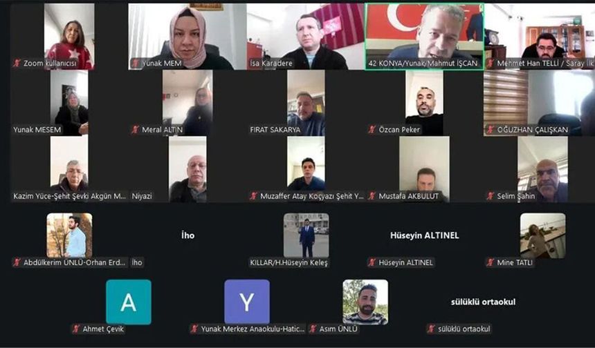 Yunak'ta Müdürler Kurulu Gerçekleştirildi