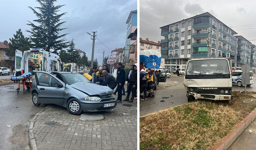İstasyon Mahallesinde Trafik Kazası: 1 Yaralı