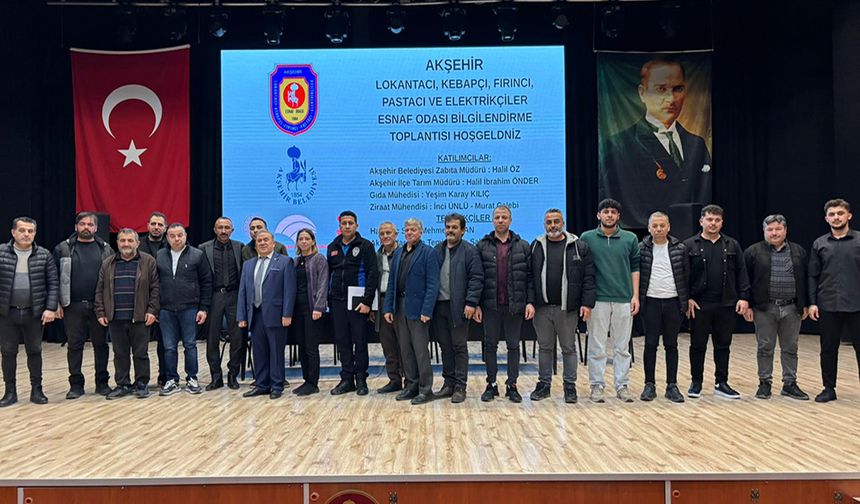 Akşehir Kültür Merkezi’nde Esnafa Yönelik Kapsamlı Denetim Eğitimi