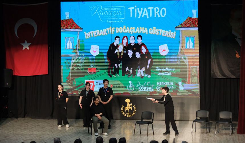 Ramazan Etkinliklerinde Doğaçlama Tiyatro