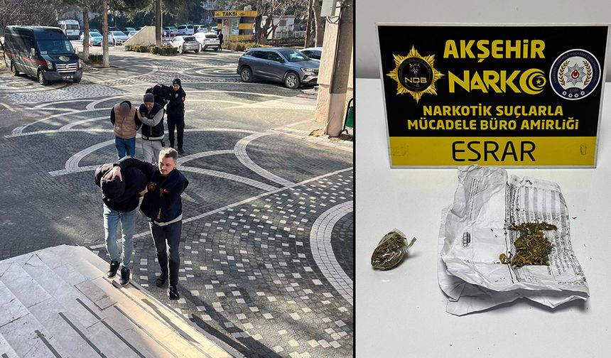 Akşehir Narkotik’ten Uyuşturucu Operasyonu