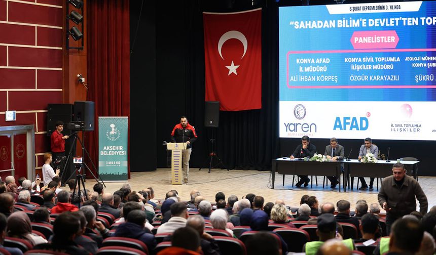 6 Şubat Depremleri Üçüncü Yılında Akşehir’de Panelle Anıldı