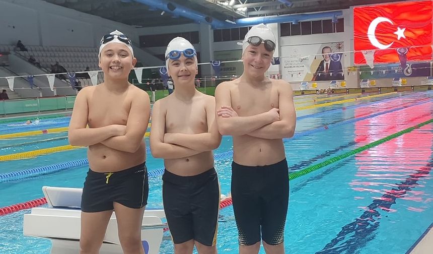 Akşehirli Yüzücüler Konya’daki Okul Sporları Müsabakalarında Zirvede