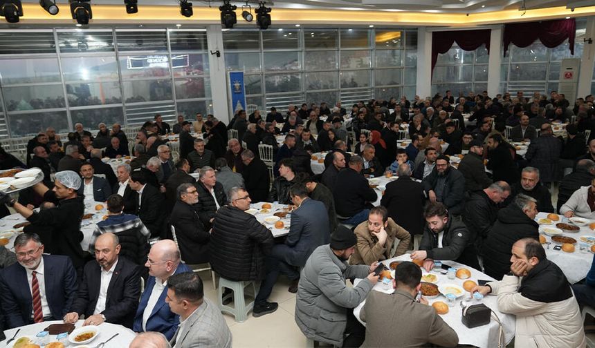 AK Parti Akşehir İlçe Teşkilatı’ndan Geleneksel İftar Programı