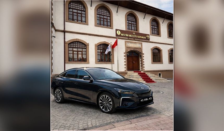 Akşehir Belediyesi’ne TOGG Makam Aracı Teslim Edildi