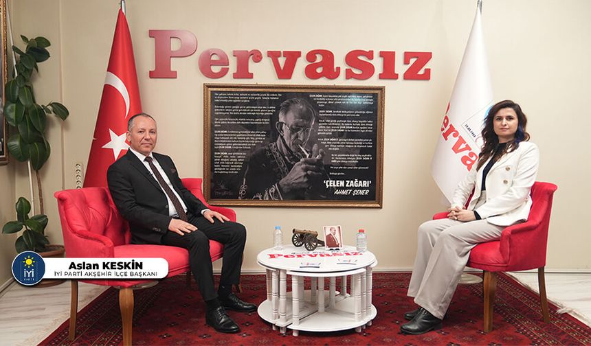 “Derdimiz Akşehir”in İlk Konuğu: Aslan Keskin