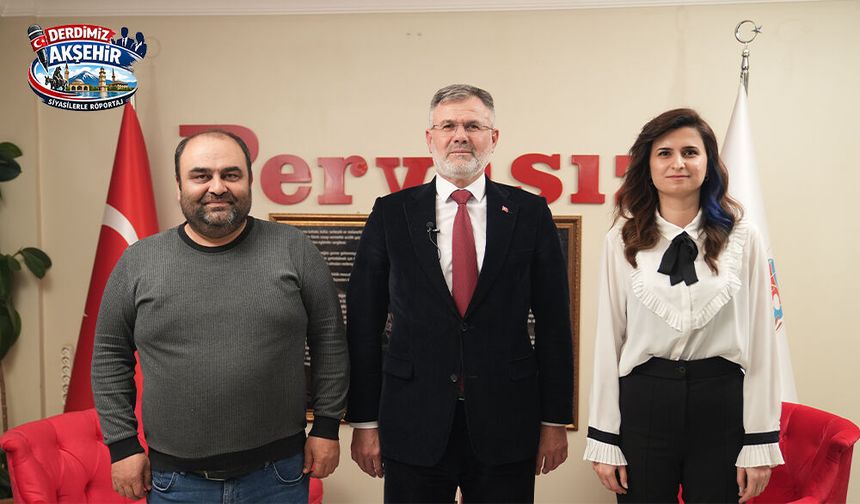 “Derdimiz Akşehir’in Üçüncü Konuğu: AK Parti İlçe Başkanı Muammer Sağlam
