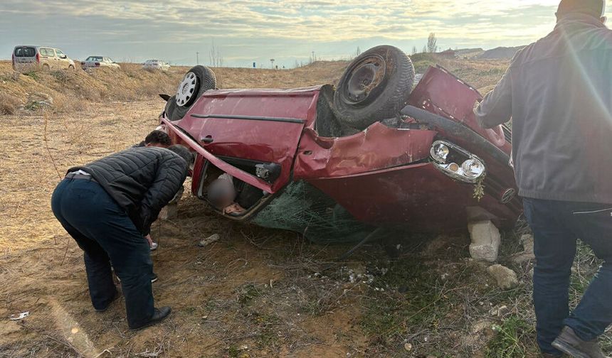 Yunak-Akşehir Karayolunda Trafik Kazası: 1 Ağır Yaralı
