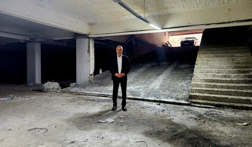 Katlı Otoparkta Atıl Alan Hizmete Açılıyor