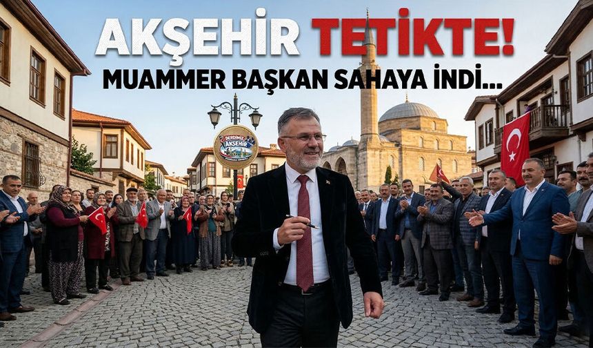 Muammer Başkan Sahaya İndi… Akşehir Tetikte!