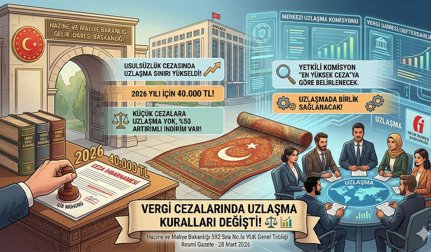 Vergi Cezalarında Uzlaşma Sınırı Yükseldi: 2026 İçin 40 Bin TL!