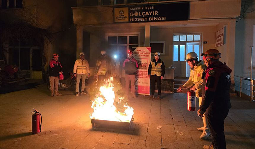 Gölçayır Mahallesi’nde Afet Bilinci Eğitimi Verildi