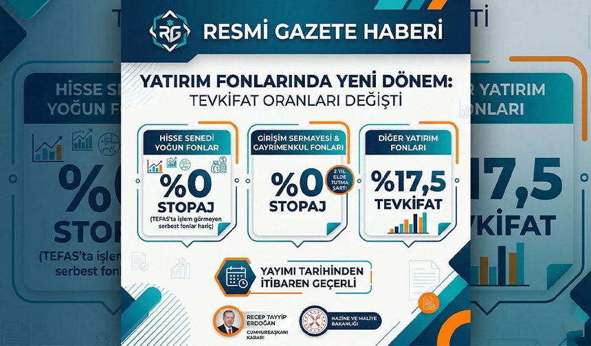 Yatırım Fonlarında Yeni Vergi Dönemi