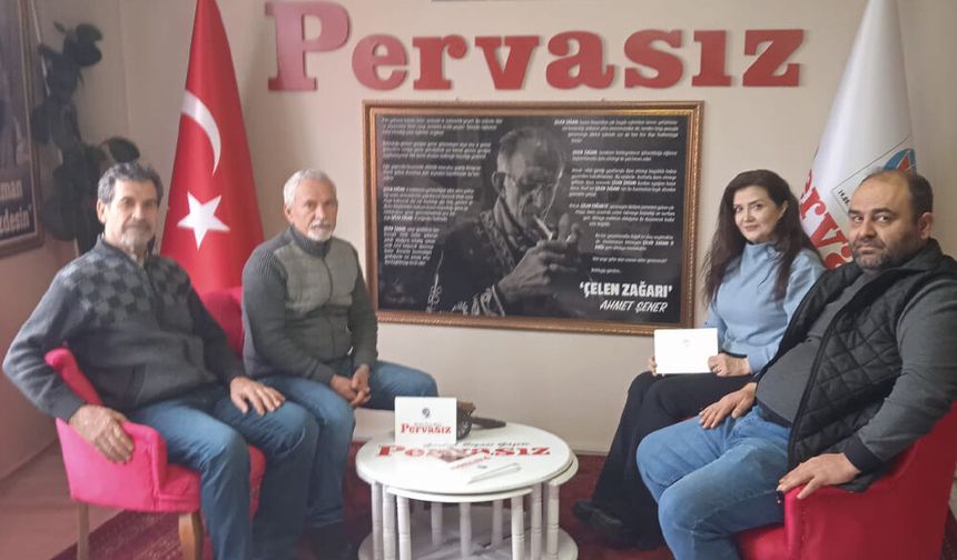 KIBATEK Heyetinden Gazetemize Ziyaret