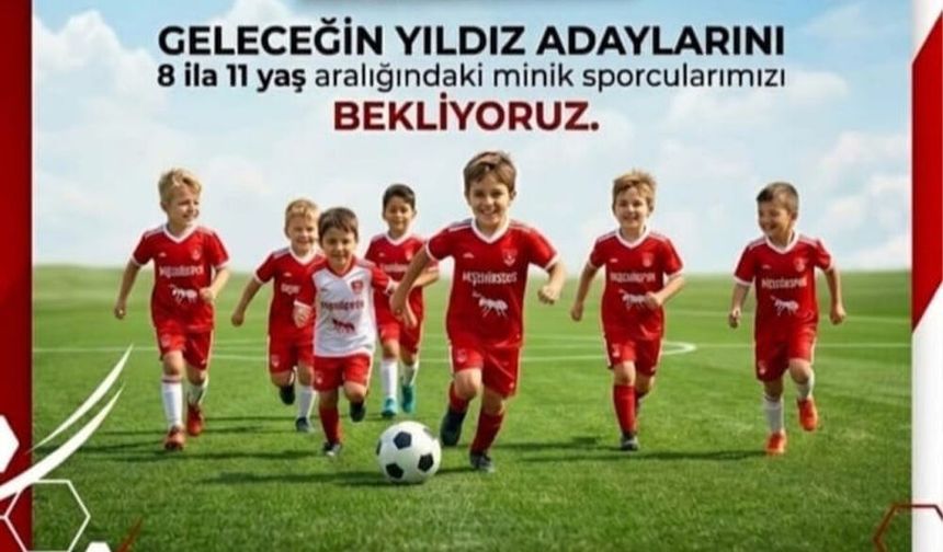 1922 Akşehir Spor Geleceğin Yıldızlarını Aranıyor