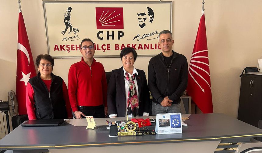 Eğitim-İş Akşehir Temsilciliği’nden CHP’ye Ziyaret