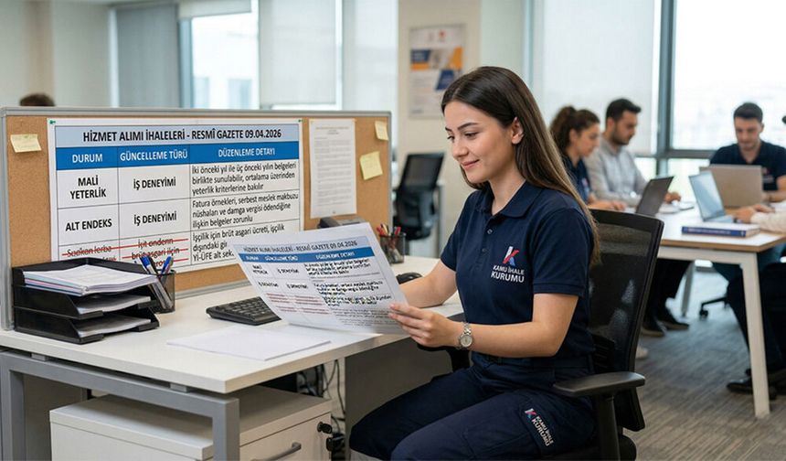 Hizmet Alımı İhalelerinde Yeterlik Kriterleri Esnetildi!