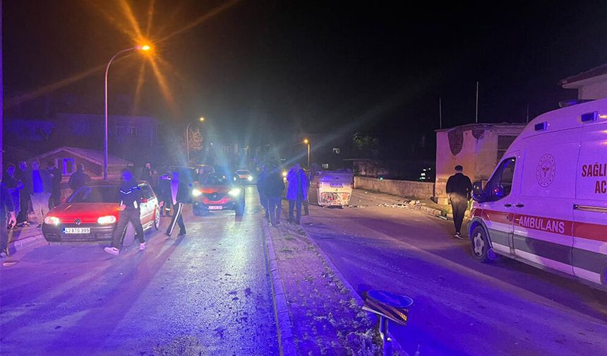 İstasyon Caddesinde Trafik Kazası 5 Yaralı