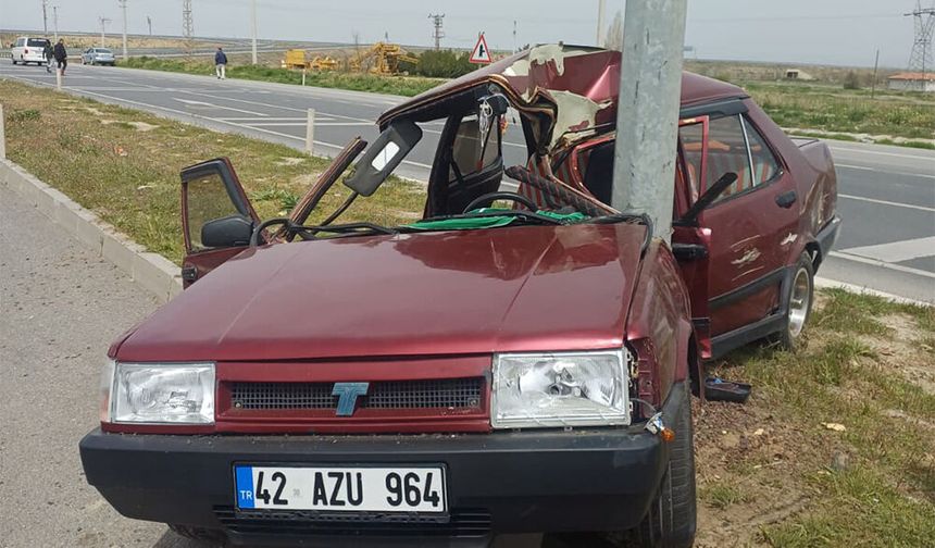 D300 Karayolu’nda Trafik Kazası Bir Yaralı