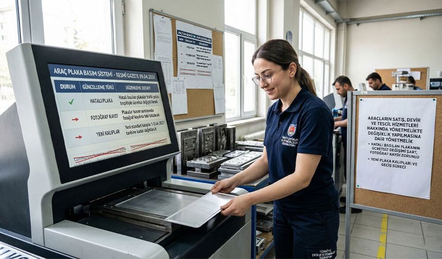 Plakada "Hatalı Basım" Dönemi Kapandı: Yetkili Odalar Ücret Almadan Değiştirecek!