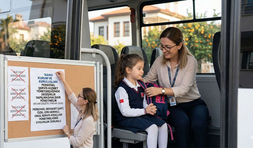 Memur Servislerine Artık Çocuklar da Binebilecek!