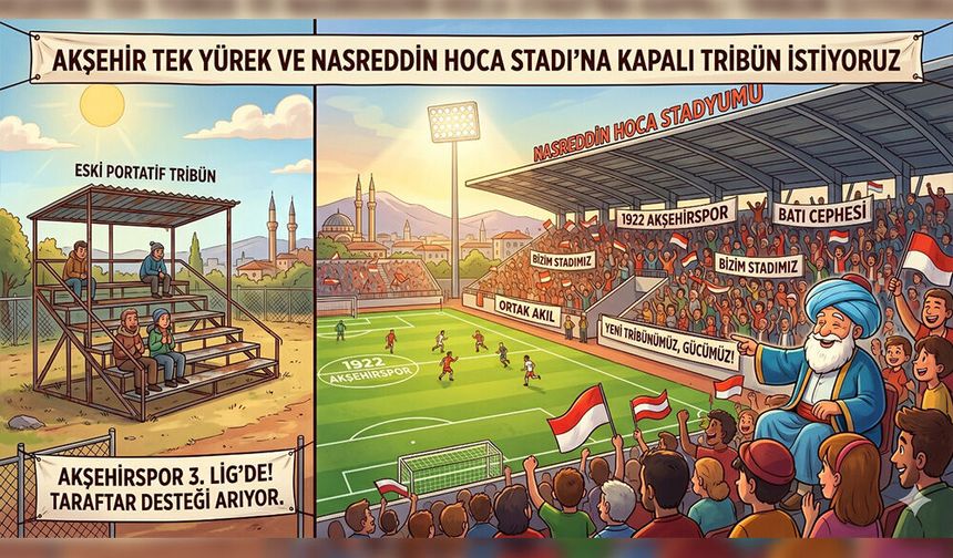Nasreddin Hoca Stadı’na Yeni Tribün Şart!