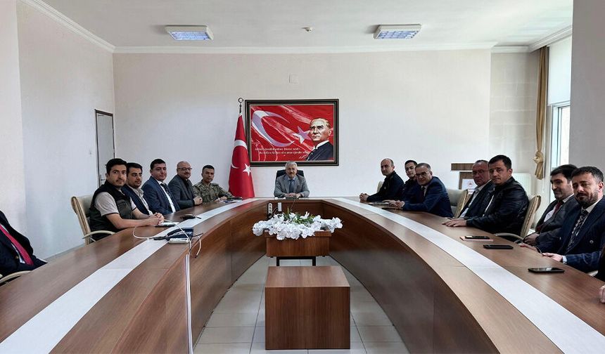 Orman Yangınlarıyla Mücadele Toplantısı Yapıldı