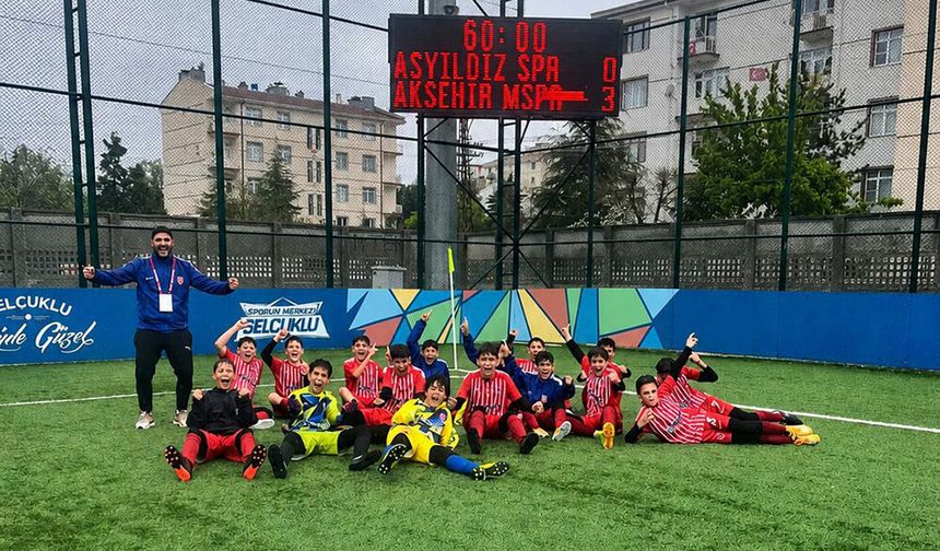 Akşehir Martı Spor U13 Takımı Sezona Galibiyetle Başladı