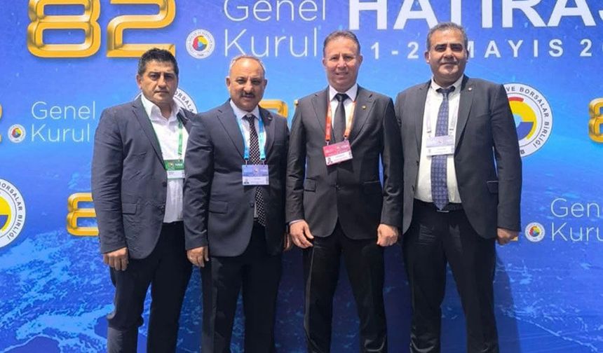 Akşehir TSO Yönetimi TOBB Genel Kurulu’na Katıldı