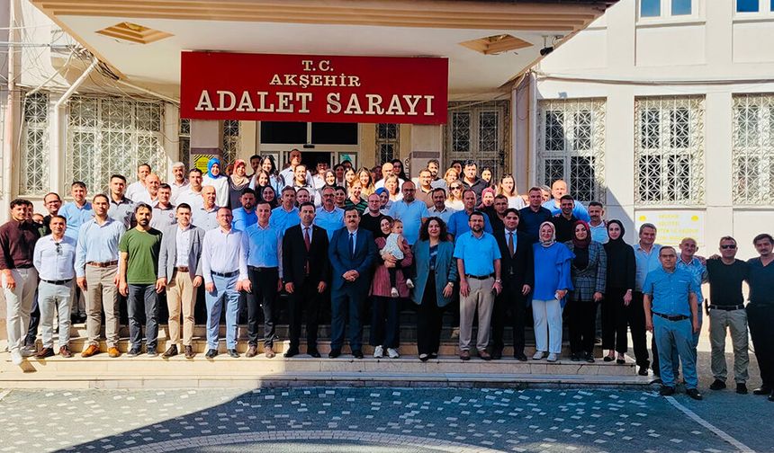 Burak Dinç, Akşehir Adliyesi'ne Veda Etti