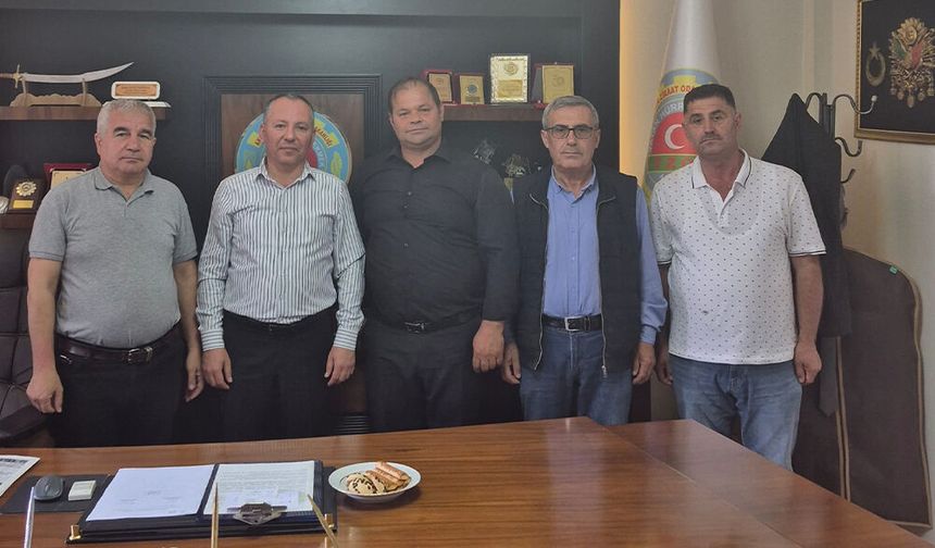 İYİ Parti Akşehir İlçe Başkanı Aslan Keskin’den Ziraat Odası Ziyareti