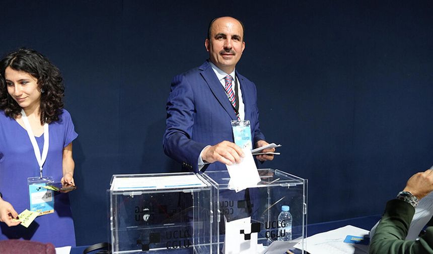 Başkan Altay, Dünya Belediyeler Birliği Başkanı Seçildi