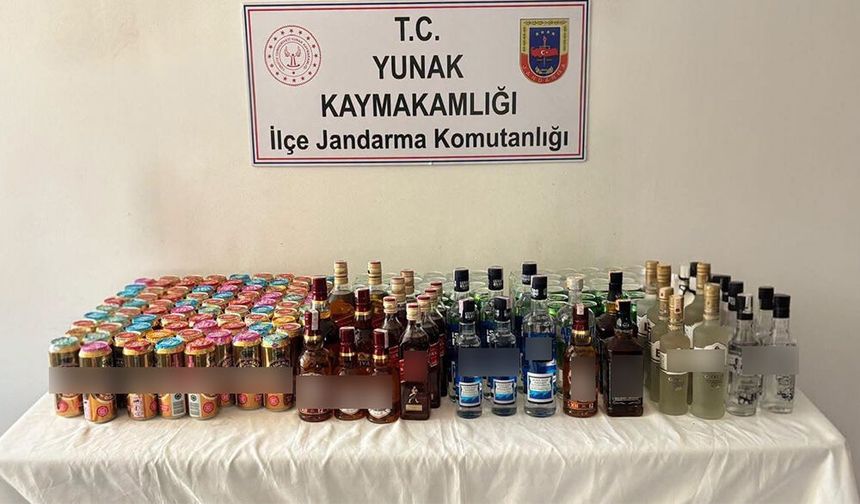 Jandarma’dan Ruhsatsız Alkollü İçecek Satışına Operasyon