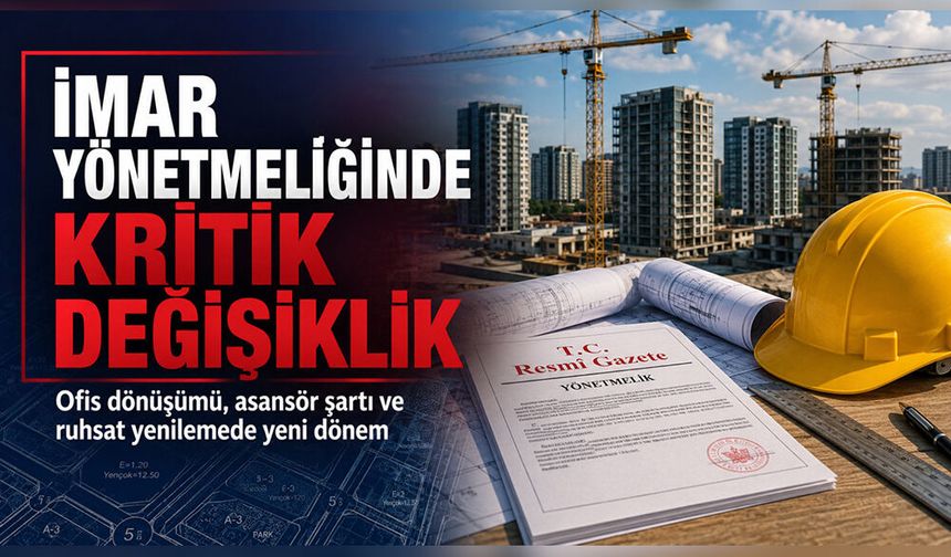 Ofisler Konuta Dönüşüyor, Asansör Şartları Sil Baştan!