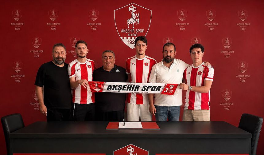 1922 Akşehirspor’da 3 Futbolcu ile Anlaşma Yapıldı