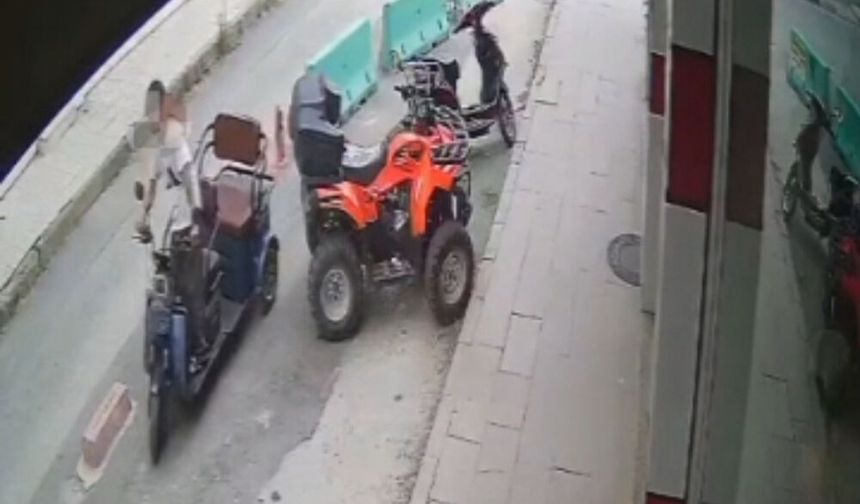 11 Yaşındaki Şüpheli Motosikleti Böyle Çaldı