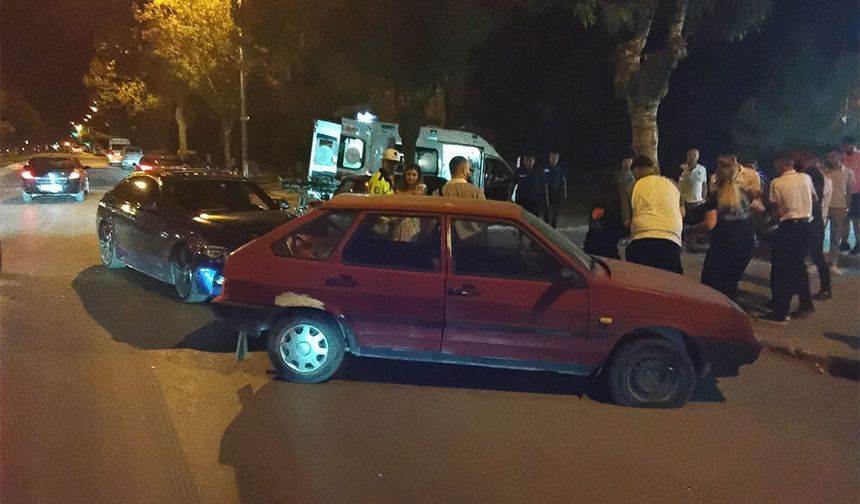 İstasyon Caddesi’nde Trafik Kazası 1 Yaralı