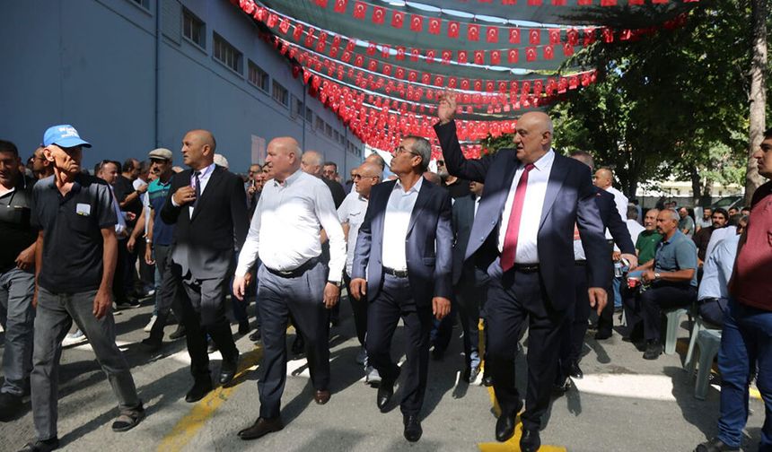 Üretici Ortaklarından Başkan Erkoyuncu’ya Güçlü Destek!