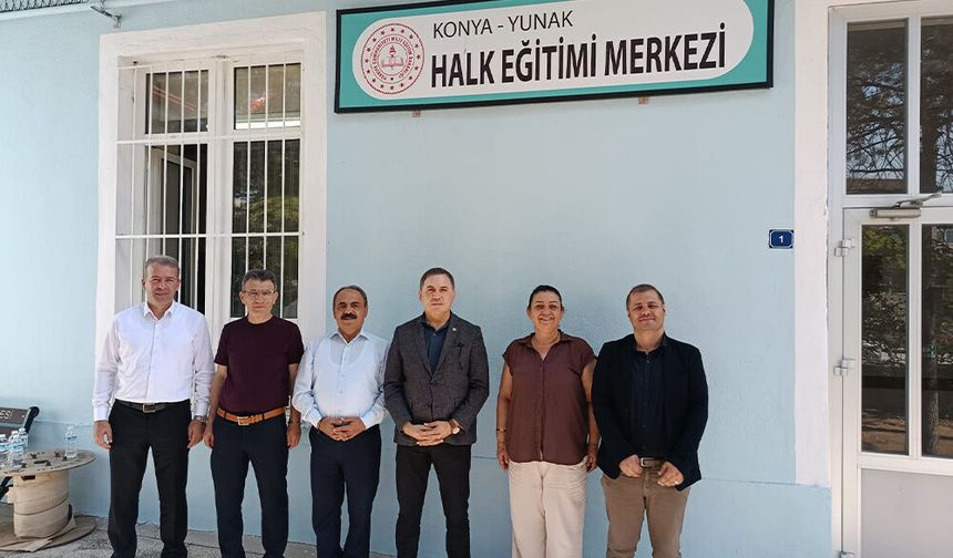 MEB Daire Başkanı Davran'dan Yunak HEM'e Ziyaret