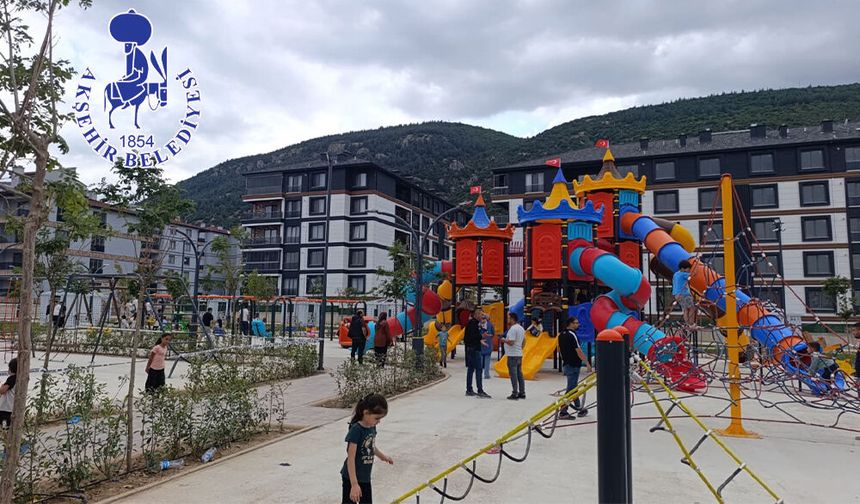 Asfalt Plenti ve Genç Park Akşehirlilerin Hizmetine Sunuluyor