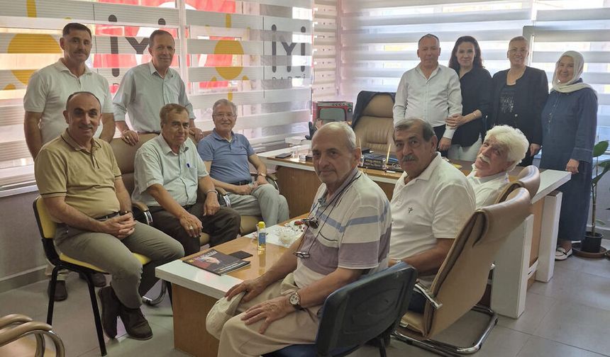 Şinasi Demirel’den İYİ Parti Akşehir İlçe Başkanı Aslan Keskin’e ziyaret