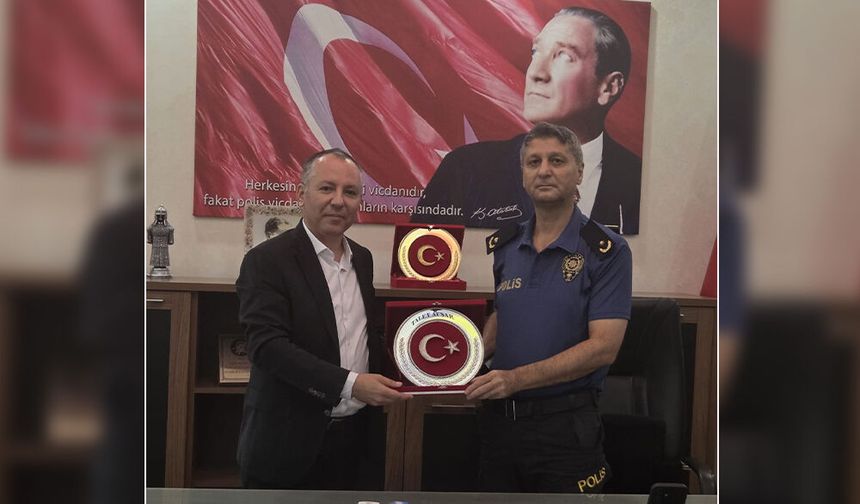 İYİ Parti’den Emniyet Müdürü Talet Afşar’a Hayırlı Olsun Ziyareti