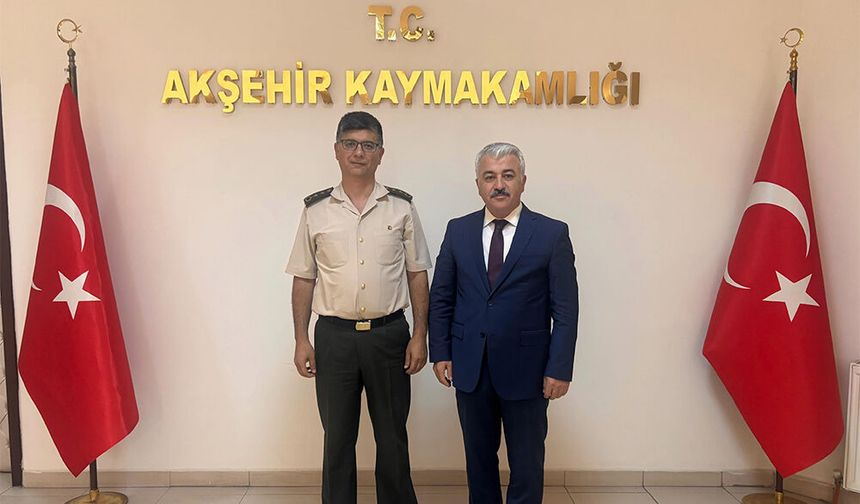 Konya Askeralma Bölge Başkanı’ndan Kaymakam Yiğit’e Ziyaret