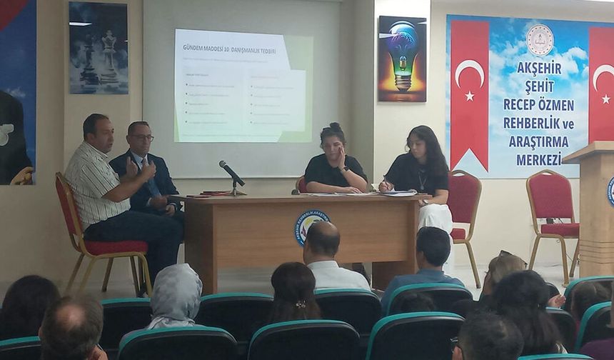 Rehber Öğretmenler Toplantısı Yapıldı