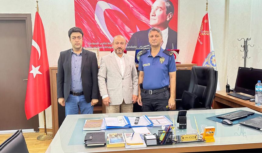 CİHANNÜMA’dan Müdür Talet Afşar’a Hoş Geldiniz Ziyareti