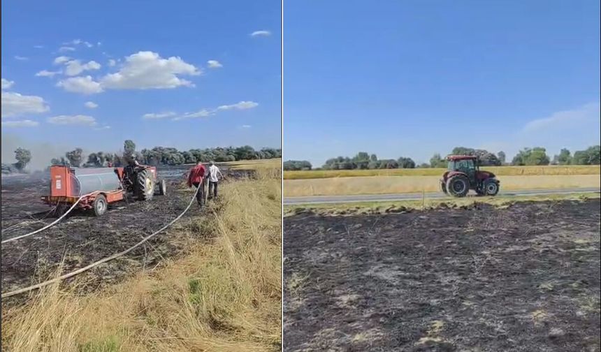 Söğütlü Mahallesi’nde Mera ve Anız Yangını
