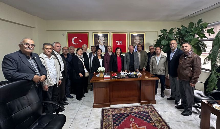 İYİ Parti İlçe Teşkilatından Yeni Parti’ye Hayırlı Olsun Ziyareti