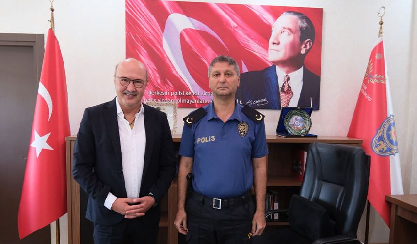 Başkan Köksal’dan Emniyet Müdürüne Hayırlı Olsun Ziyareti