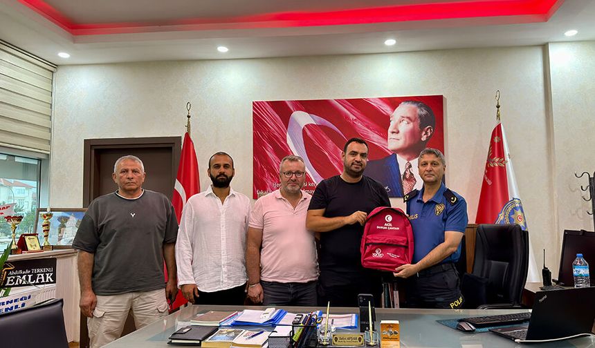 Yaren Arama Kurtarma Derneği’nden Emniyet Müdürü Talet Avşar’a Ziyaret